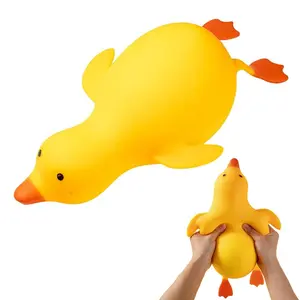 Slow Rebound Stretch Duck Squishy Toy - Anti-Stress Fidget, Cute Goose Animal, Best Gift for Kids Adults ﻿
