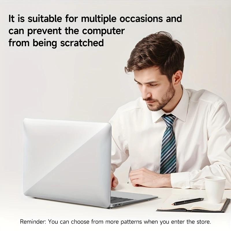 Premium laptop cases for MacBook Pro and Air models, high-grade hard protective shell - crystal clear, scratch-resistant, durable, and easy to install (1 cover + 1 base).
