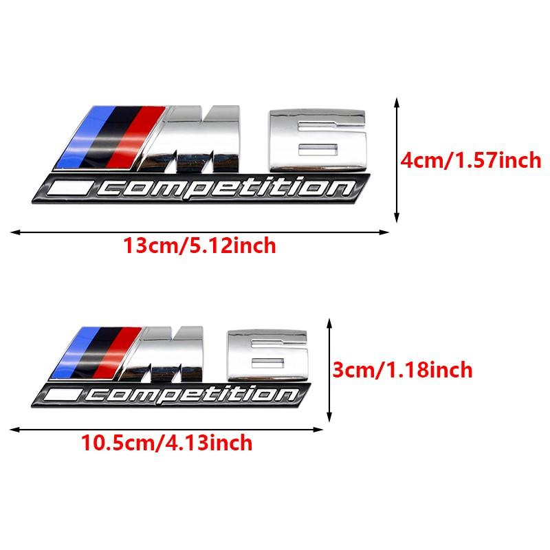 Shiny Racing Stripe Underline Logo Sticker for Bmw M Series, Exclusive Trunk Accessories, Fits M1/m2/m3/m4/m5/m6/m7/m8 Thunder Edition