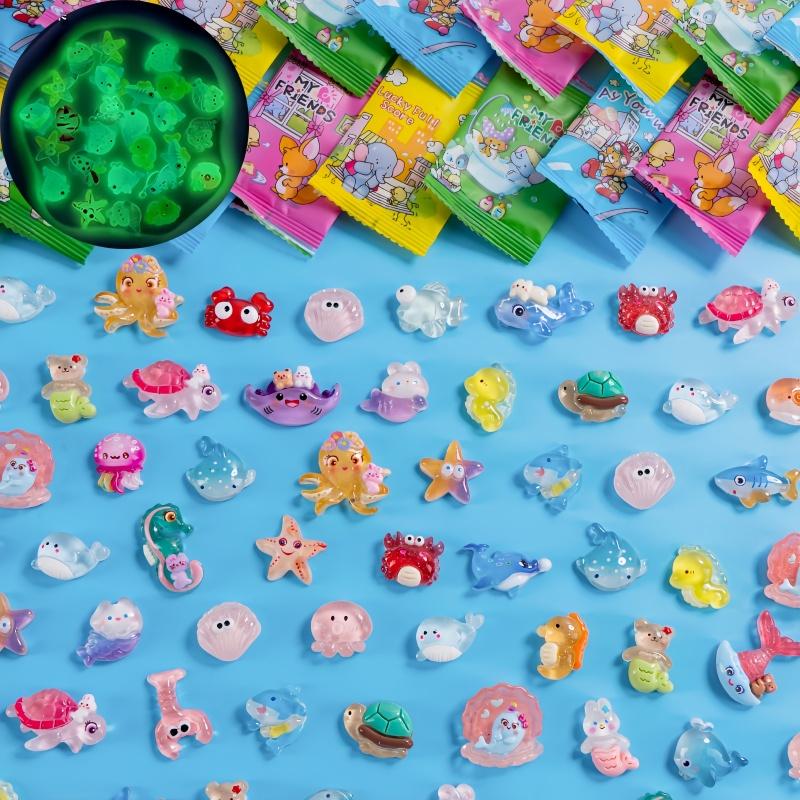 10pcs/20pcs Ocean Mini Decorations, Randomly Sent, Crab, Octopus, Starfish, Turtle, Shell, DIY Craft, Home Decoration, Party, Holiday