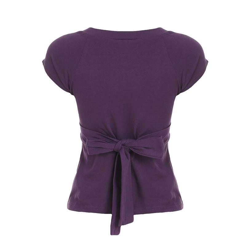 Women's Plain Tee, Casual Short-Sleeve T-Shirt, Ladies' Summer Clothes for Daily Wear