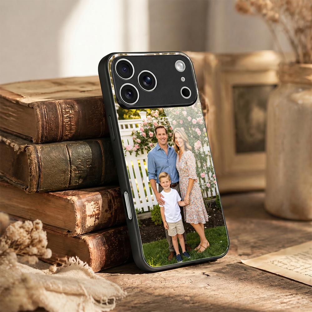 Custom Photo Cellphone Casing - Multi-Model Protector for iPhone 17 Pro Max,16 Pro Max,15 Plus,14,13 Pro,12,11 & Samsung S26,S25,S24,S23,S22,S21,A56,A55,A54,F14 & Other Devices, Glass-Like Touch Customizable Cover Accessory, Accessories
