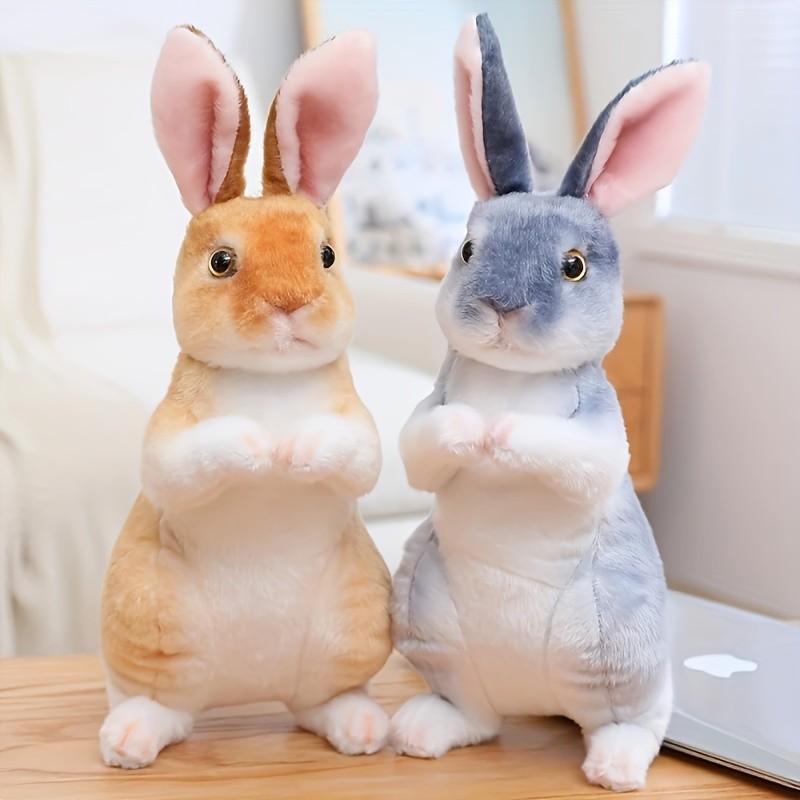 Cute Rabbit Plush Toy, Colors, Soft Stuffed Animal, Perfect Birthday Gift & Easter Decoration