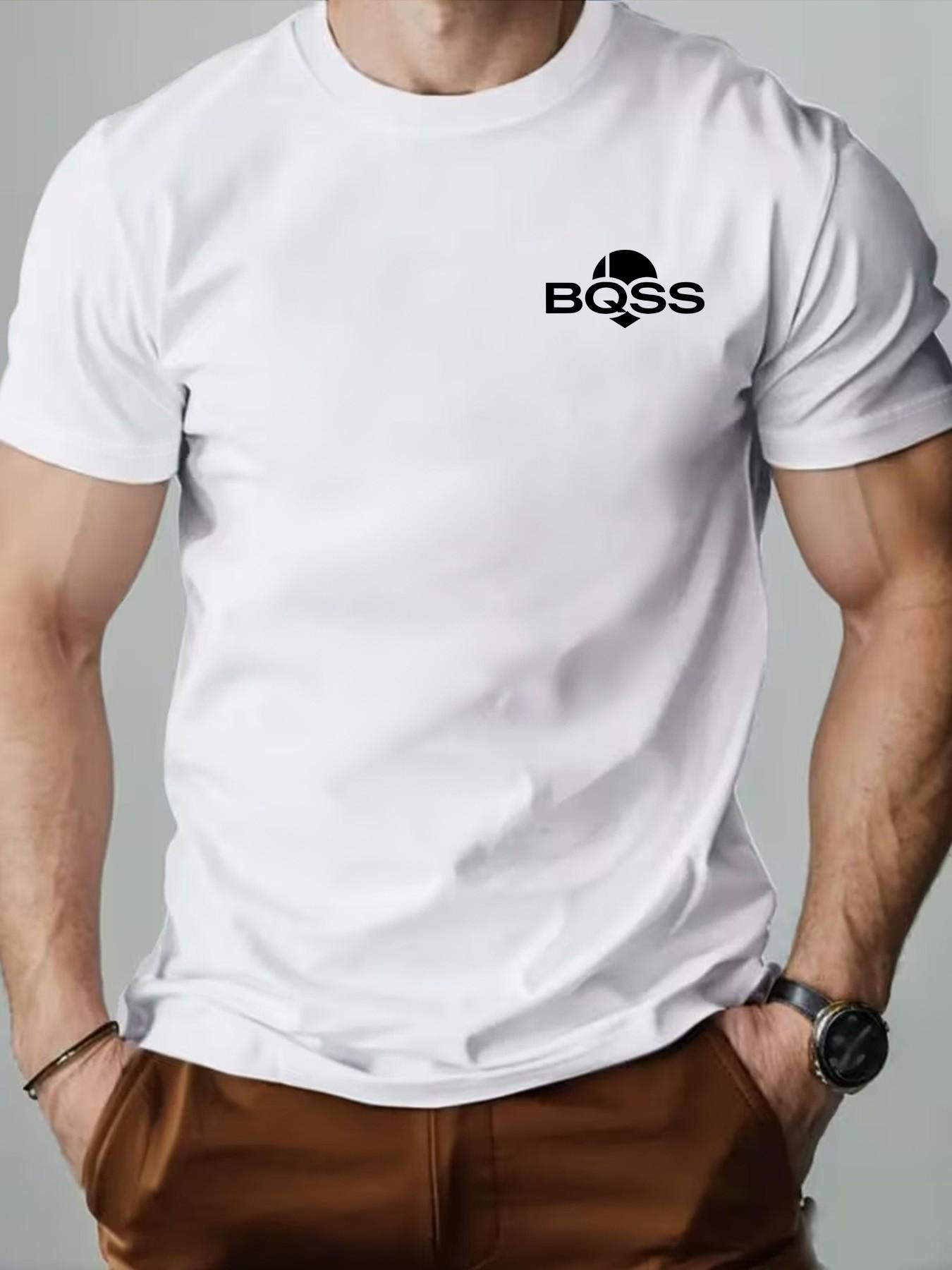 Men's Casual Long Sleeve Slim Fit T-Shirt, Geometric Pattern, Business & Gym Wear, Street Style, Daily Commute, Versatile Top