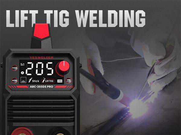 YESWELDER ARC-205DS-PRO 205Amp Stick Welder | 110/220V Dual Volts MMA Welding Machine | Hot Start, Arc Force, Anti-Stick & VRD YESWELDER ARC-205DS-PRO 205Amp Stick Welder | 110/220V Dual Volts MMA Welding Machine | Hot Start, Arc Force, Anti-Stick & VRD