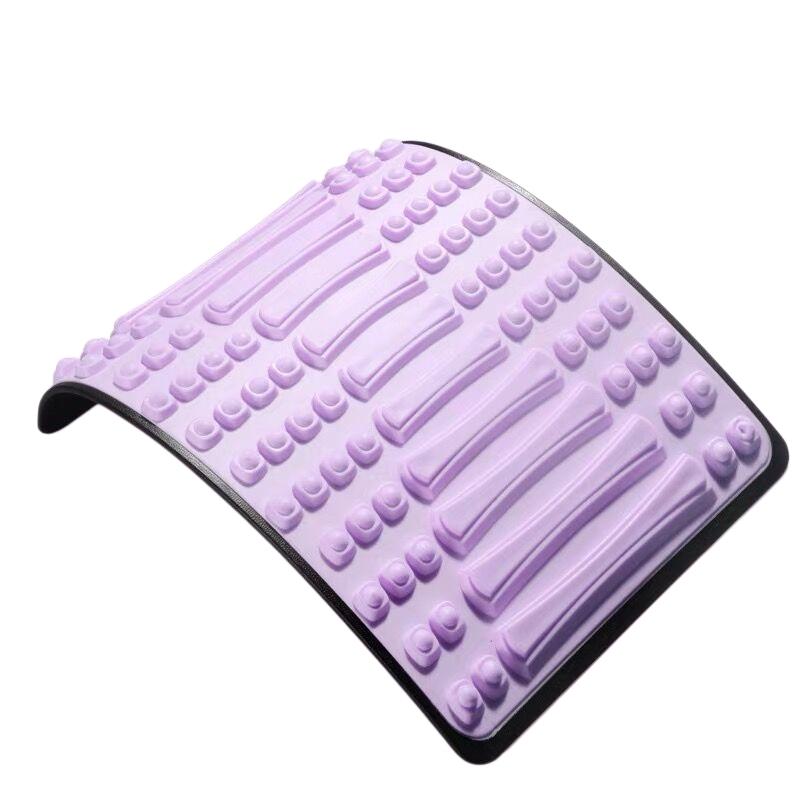 Back Stretching Device for Lower Back Pain Relief, Adjustable Metal Support, Spinal Decompression and Posture Corrector, Back Massage