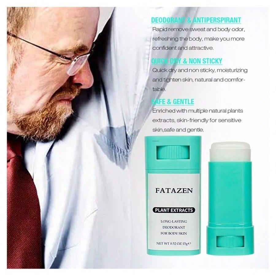 FATAZEN Unisex Deodorant Stick | Cooling Fresh, Stops Body Odour, Ideal for Daily Commute & Dates