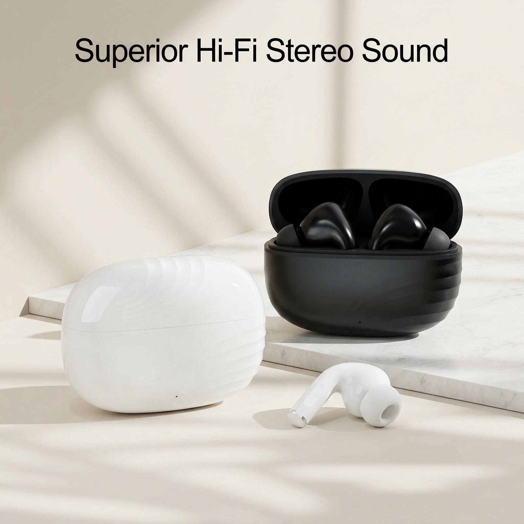 Wireless Noise Cancelling Headphones, HiFi Lossless Sound, Long Lasting Battery, Bluetooth-compatible Sports Compatible Office Earbuds