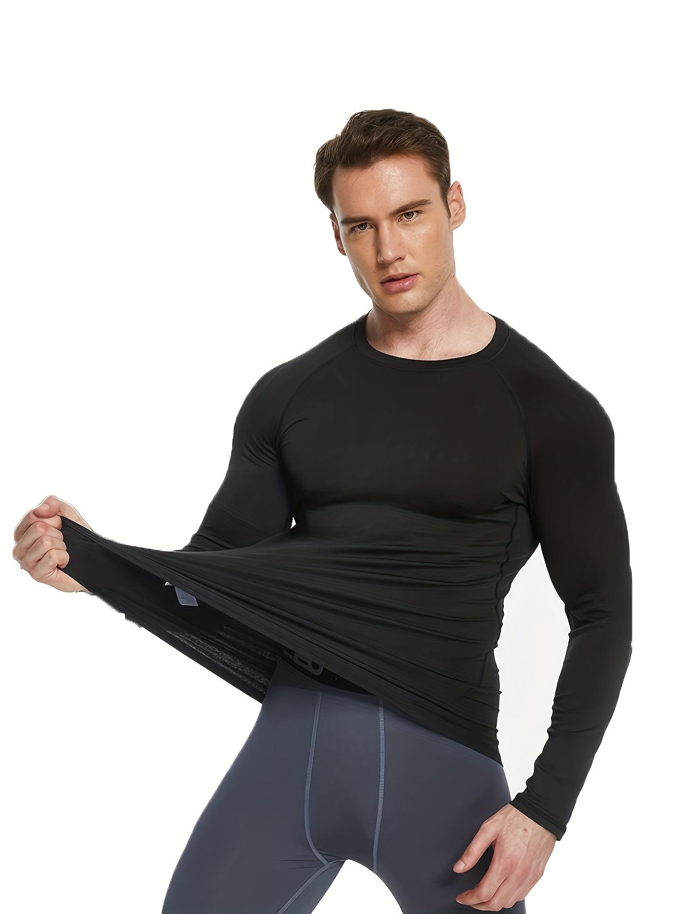 5 Pack Workout Compression Shirts Men Long/Short Sleeve Guard Athletic Undershirt Gear T Shirt for Sports Dry Fit base layer undershirt t-shirt top