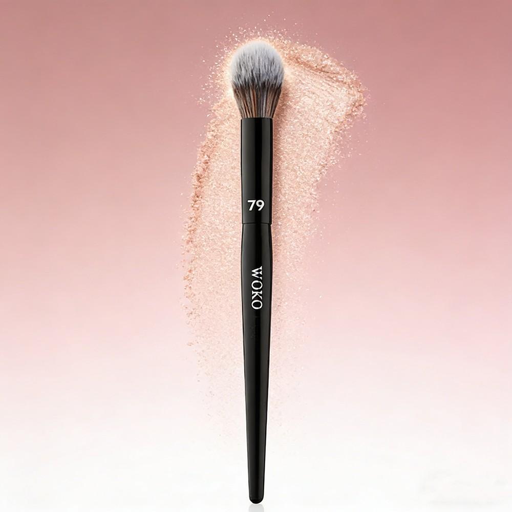 Pro79# Contour Brush, Face Contour Setting Powder, Sculpting Brush, High Quality Tapered Highlighter, Contour Powder Makeup Tool
