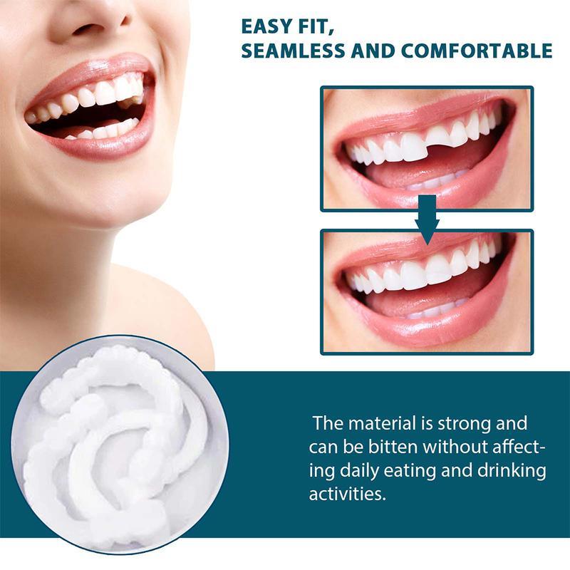 Adjustable Dentures Teeth Fake Teeth Enhance Aesthetic Portable for Teeth Beauty