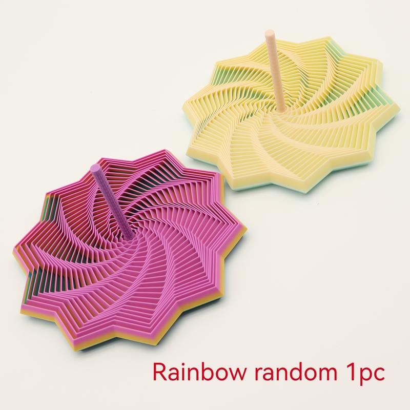 1pc 3D Printed Hexagonal Spiral Stress Relief Fidgeting Toy, Home Decor, Halloween & Christmas Gift, Party Favor, Unique Desk Accessory