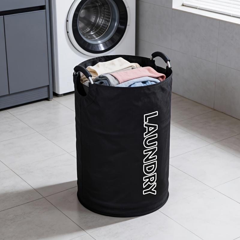 Large Bohemian Style Fabric Laundry Basket with Handle, Independent High Chair Dirty Clothes Storage Box, Durable Rectangular Design