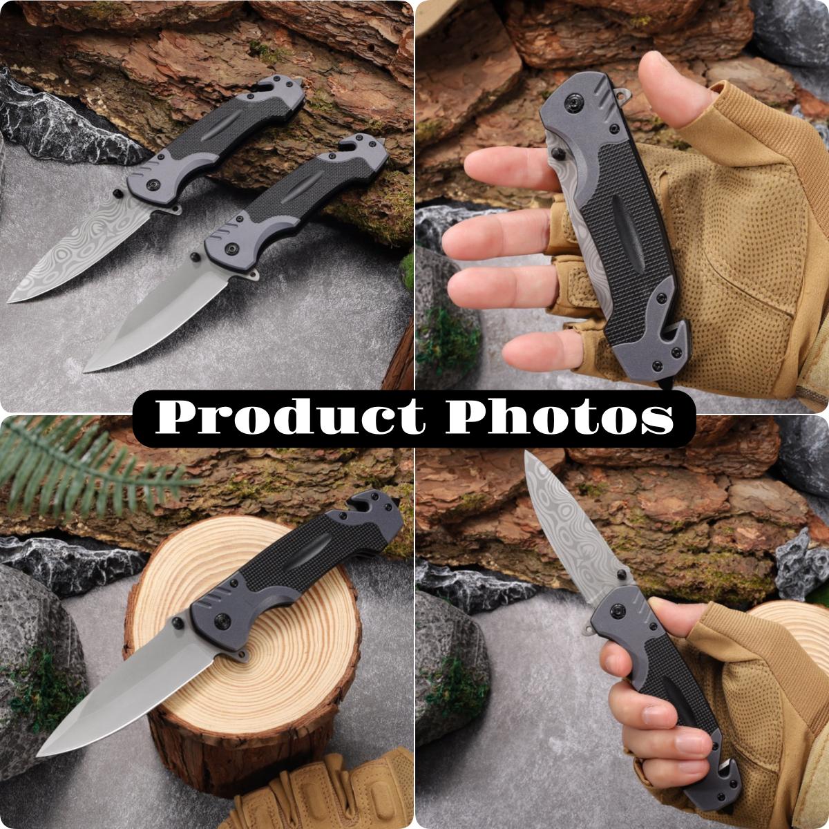 Stainless steel Multifunctional folding knife Glass Breaker, Seat Belt Cutter - EDC Sharp Folding Knives - Small Tool for Camping Hiking - Gifts for Men, Women Compact Folding Grip Knife Stainless steel Multifunctional folding knife Glass Breaker, Seat Belt Cutter - EDC Sharp Folding Knives - Small Tool for Camping Hiking - Gifts for Men, Women Compact Folding Grip Knife