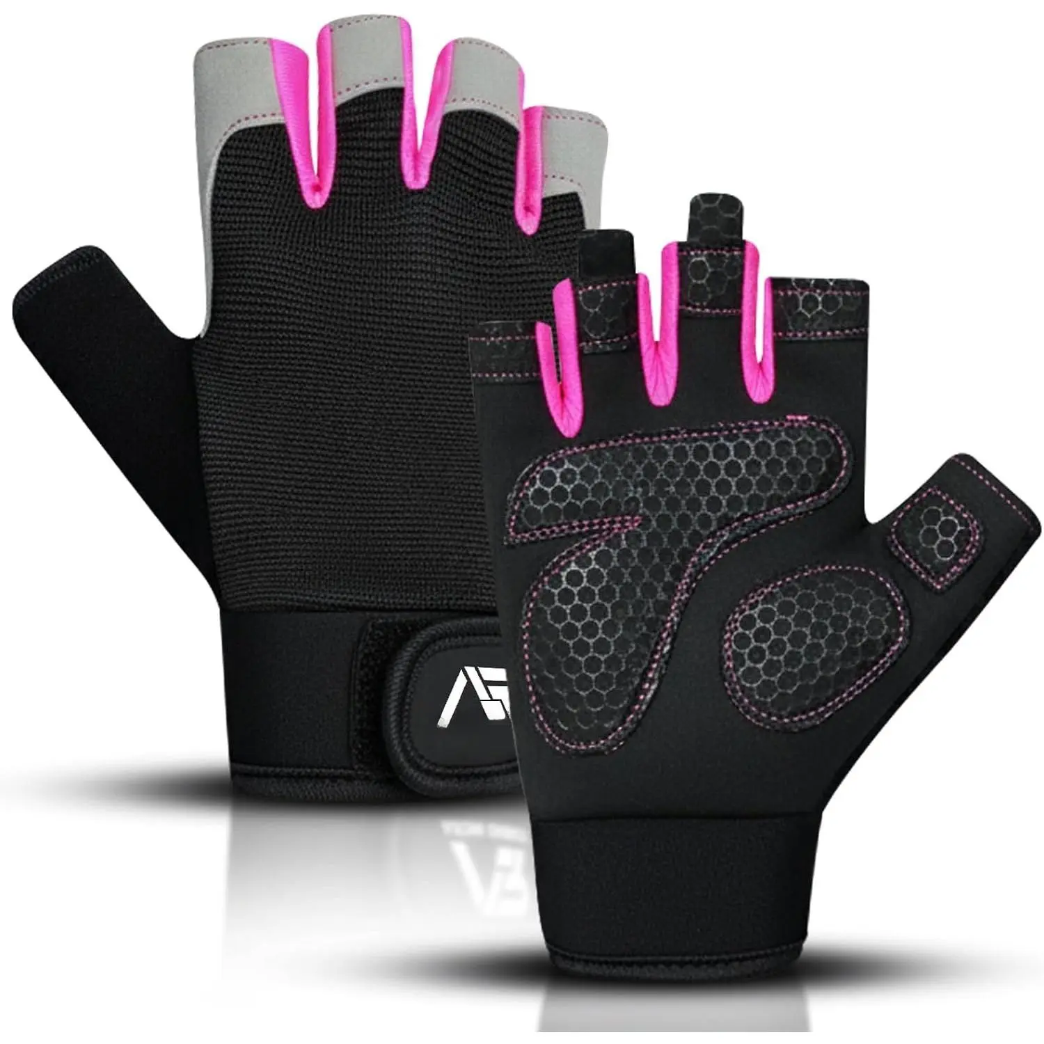Breathable Gym Gloves for Men & Women–Lightweight,Non-Slip Workout Gloves with Full Palm , Wrist Support,Ventilated Mesh for Weightlifting,Crossfit,Fitness  & Cycling