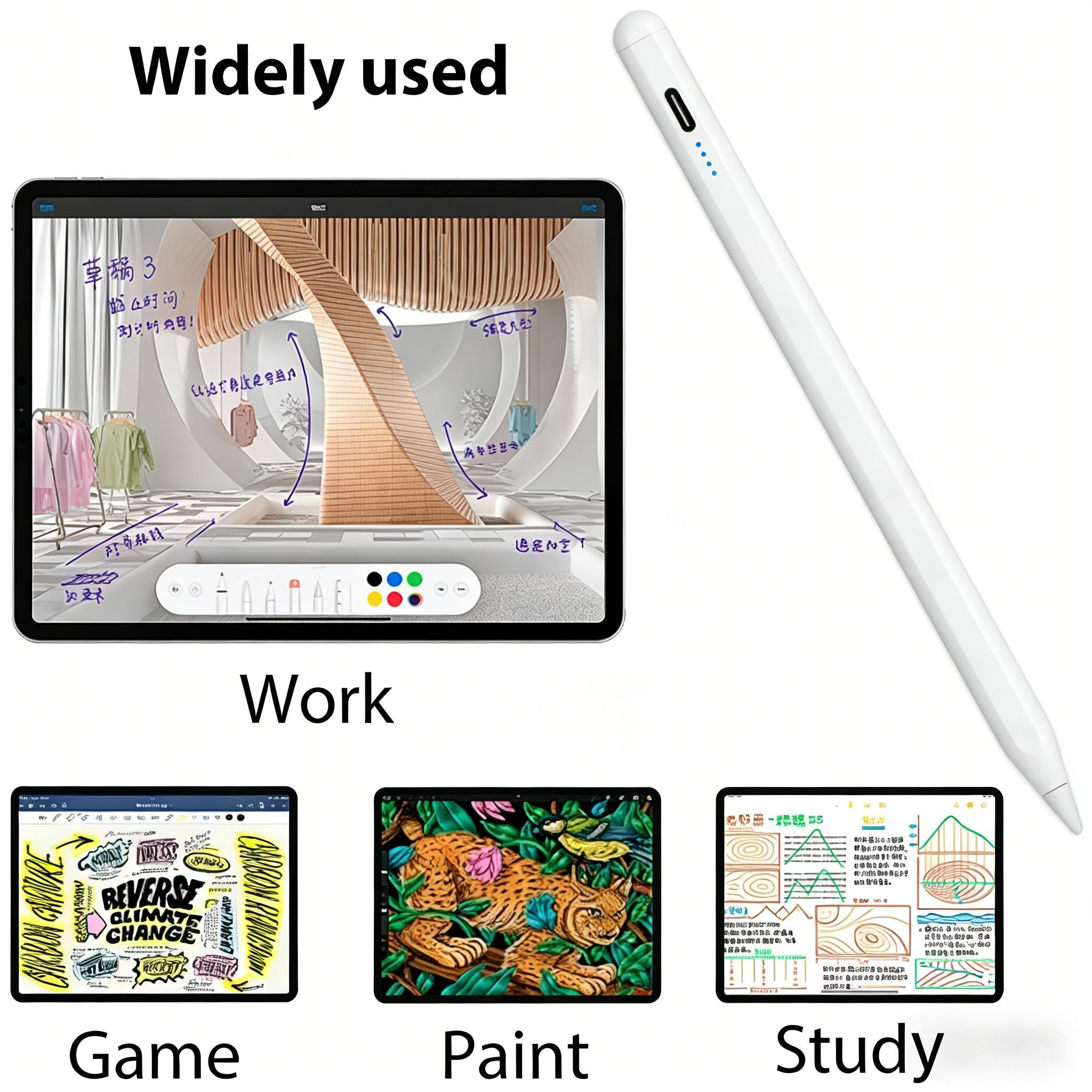 Universal Touch Pen Compatible with iOS Android Tablets Phones, Multi-Colored Tips, Capacitive Stylus Touch Pen for Drawing Writing