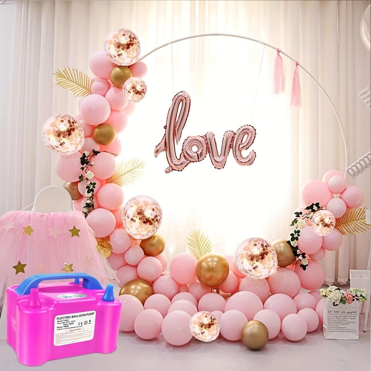 Electric Balloon Inflator Pump, Automatic Air Pump for Balloons, Balloon Blower Tool, Fast and Easy Balloon Filling Machine