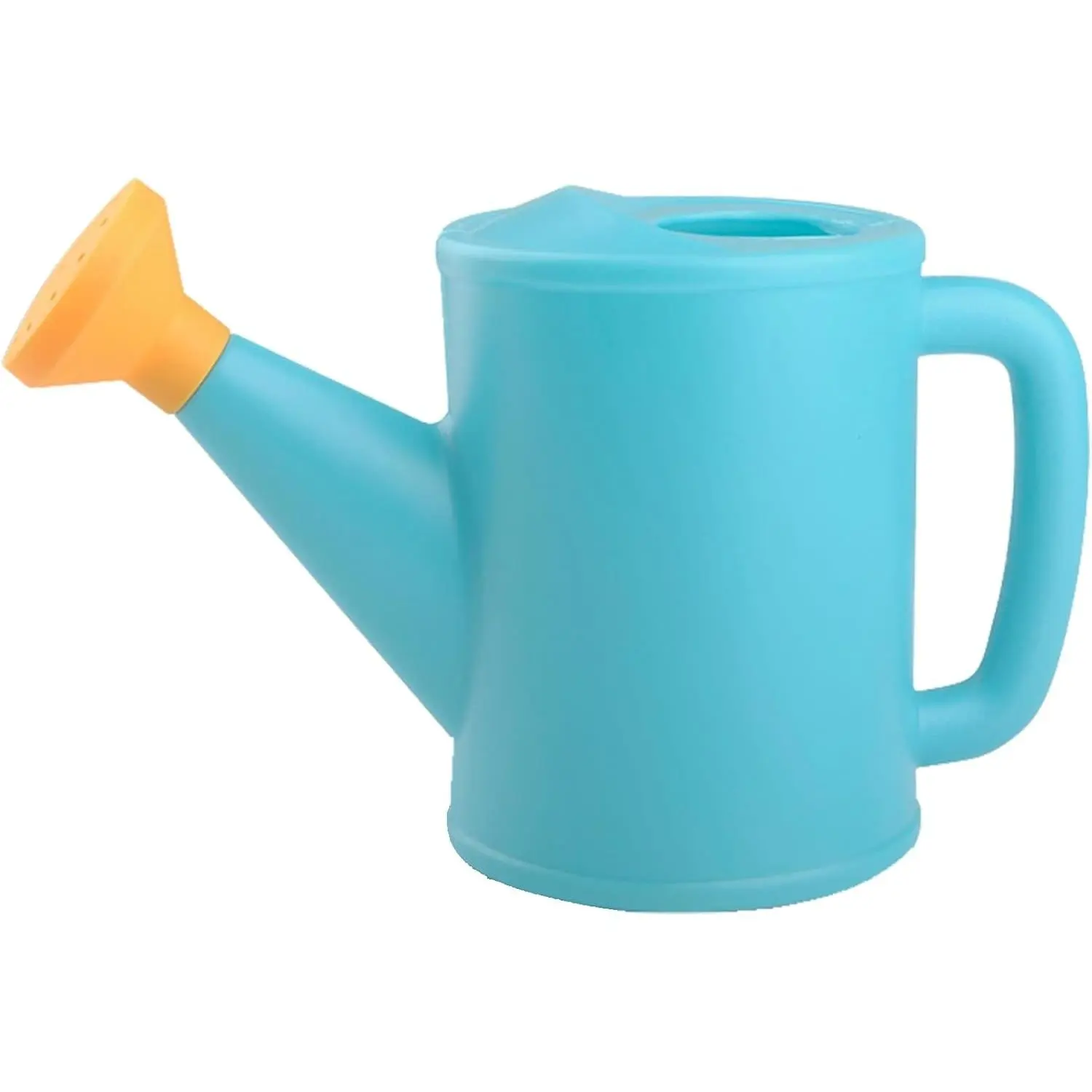 Kids Watering Can - 700ml Small Plastic Watering Pot for Indoor Plants, Garden Flowers & Succulents - Lightweight Children Garden Tool with Detachable Nozzle (Blue)