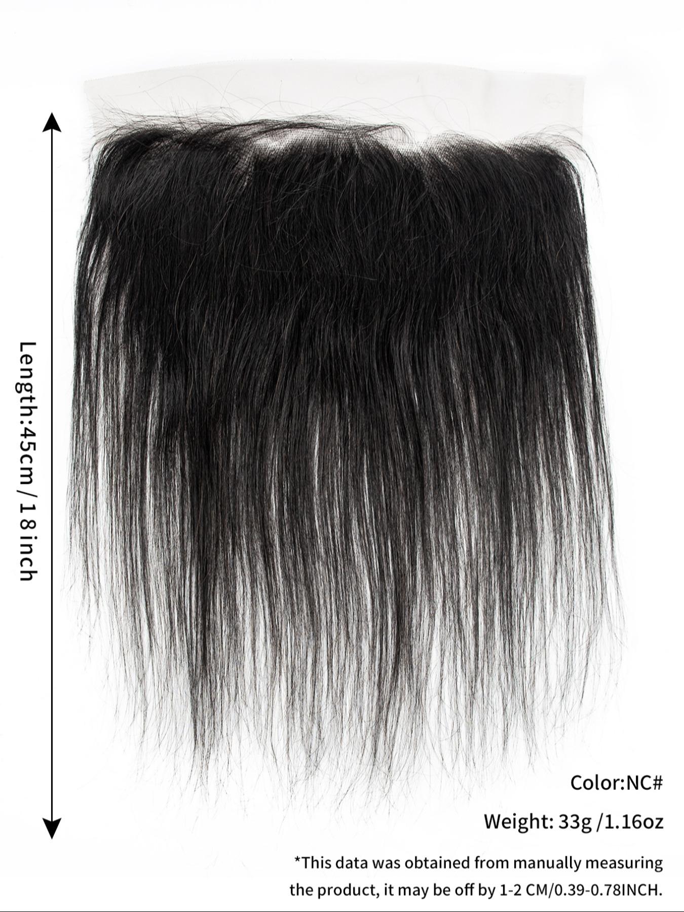 13x4 HD Lace Front Wig Human Hair 18 Inch Silky Straight 180% Density Straight Human Hair 13x4 Thin Lace HD Lace Frontal Wig  main image 2