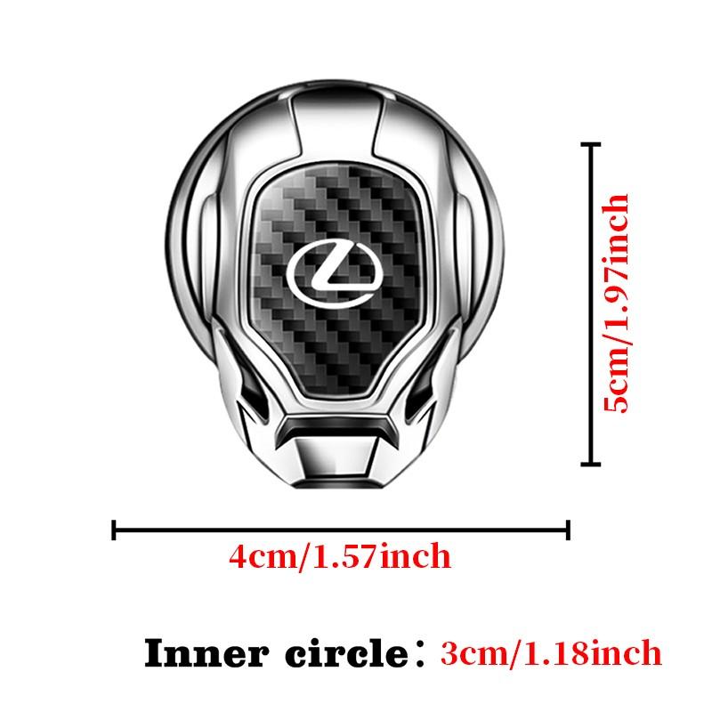 Lexus Car Interior Engine Start Button Protective Cover, Car Engine Start Button Cap, Engine Start/Stop Switch Decorative Button Cover, Flip-Open Automotive Style Design.