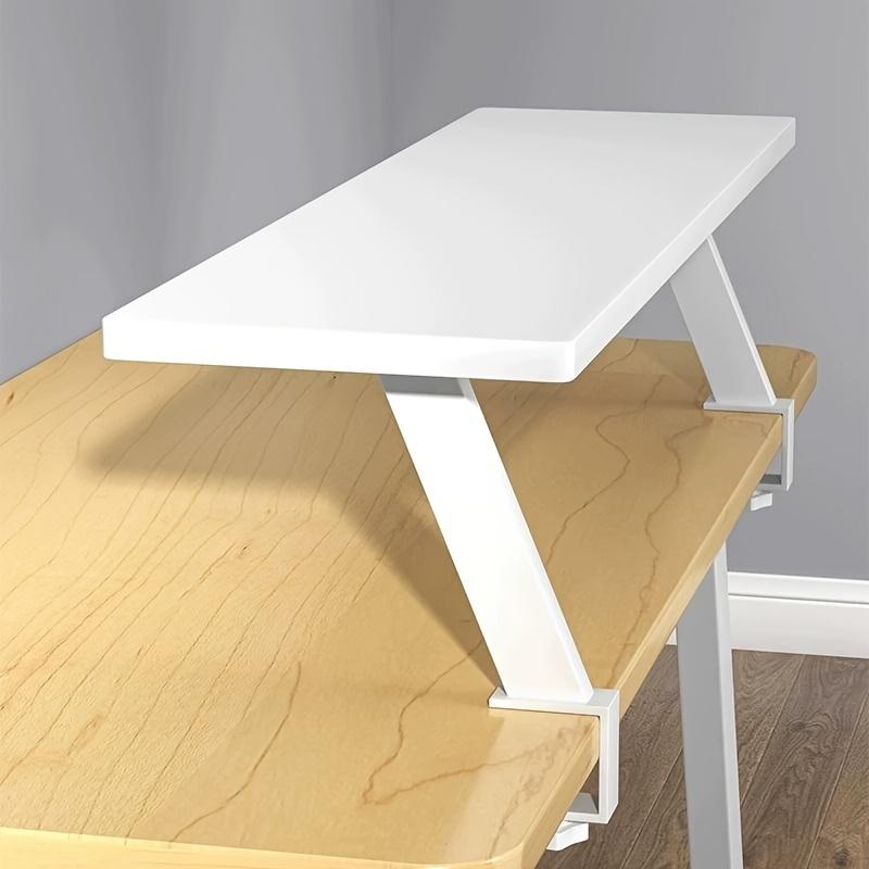 1 Piece Floating Desktop Shelf Rectangular Wall Mounted Multi Layer Storage Rack for Home Office Book Pen Organizer Thanksgiving Christmas Gift