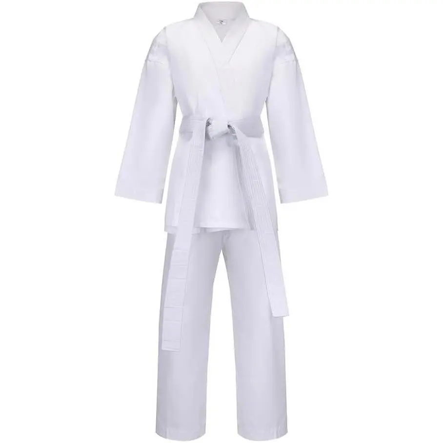 Karate Gi for Kids Students Martial Arts Training Uniform with Belt for Judo and Karate Taekwondo Jiu Jitsu
