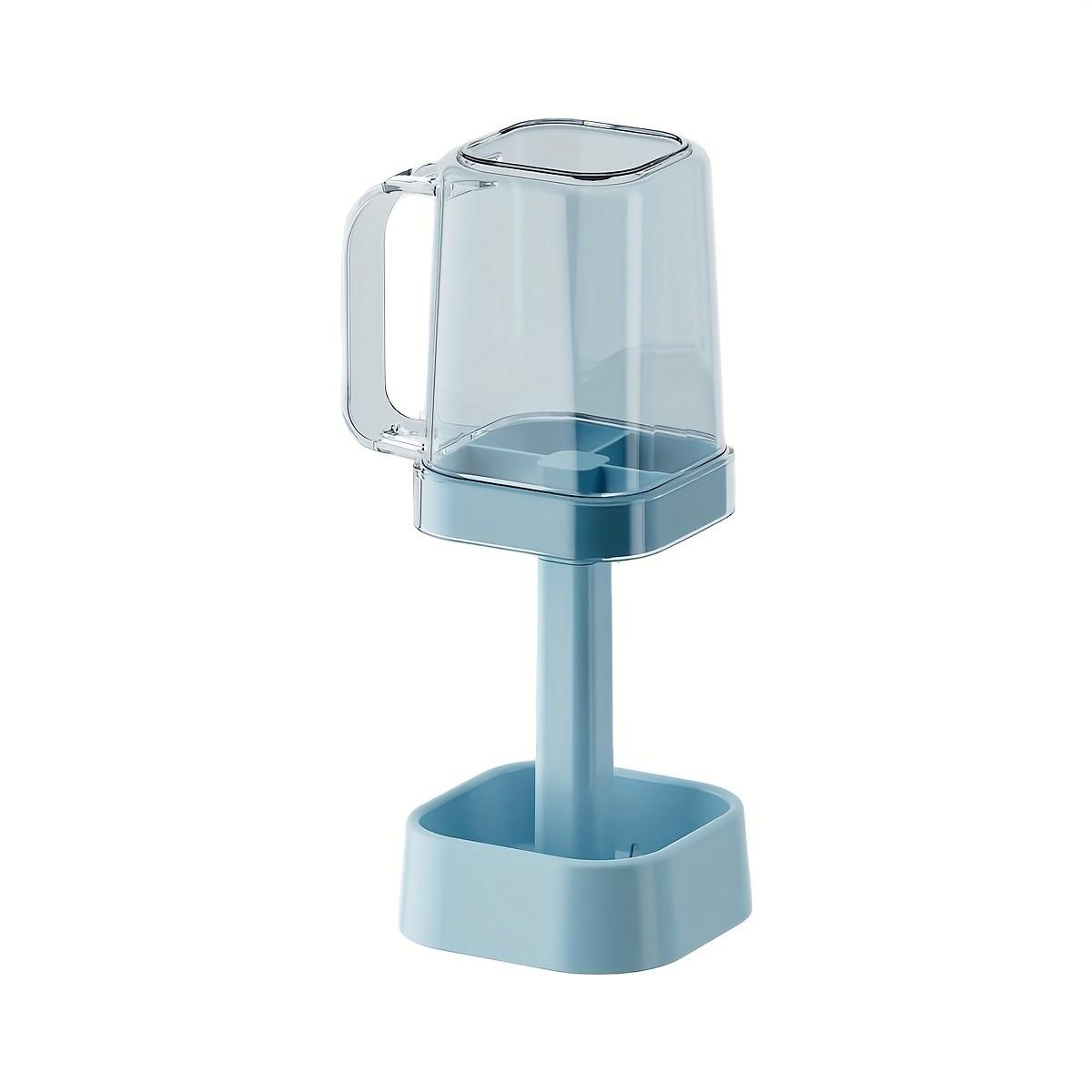 1pc Bathroom Toothbrush Holder, Fits Toothpaste, Electric Toothbrushes & Mouthwash Cups, Ideal for Couples & Families