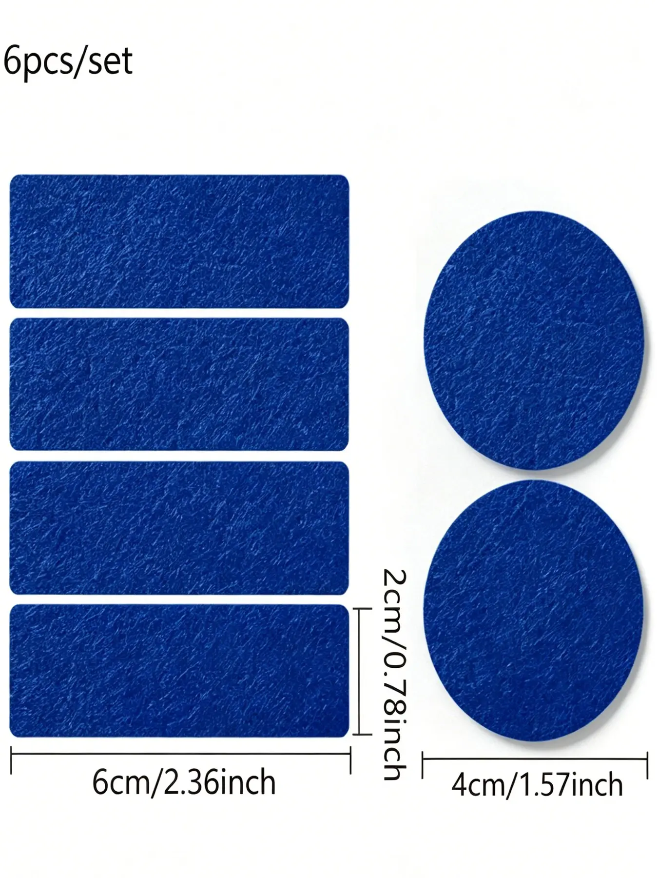 6pcs Self-Adhesive Shoe Patch Set, Multi-Color Solid Design, Durable Repair Solution for All Shoes, Ideal for Daily Wear & Commute
