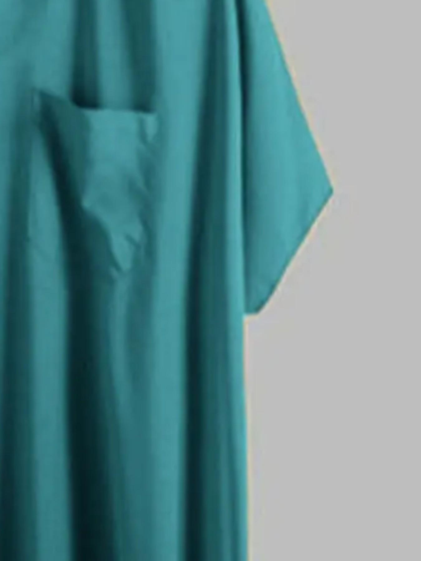 New Muslim Middle Eastern Arabic Dubai Dress Shirt, Malaysian Men's Long Robe, Stylish and Comfortable Clothing for Daily Wear