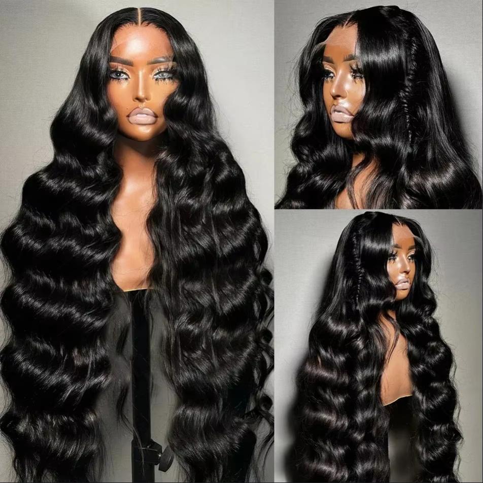 [30Inch for Only $89] Yilike 13x6 Lace Front Wigs Human Hair Wig 180% Density Body Wave Lace Front Wigs Human Hair Pre Plucked 13x6 HD Lace Frontal Wigs Human Hair for Black Women Glueless Wigs HD Transparent Lace Frontal Wigs Human Hair with Baby Hair