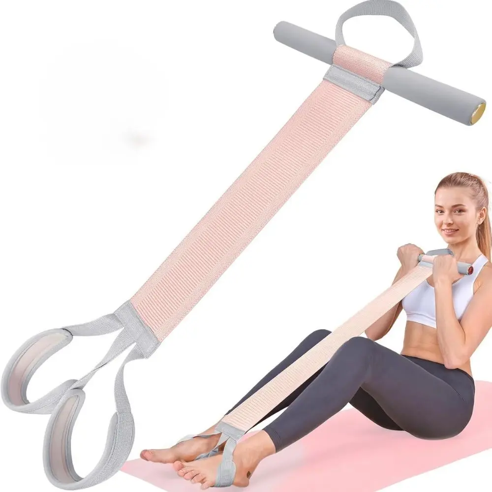 120 Pounds Fabric Resistance Bands Set with Handles, Non-Slip Elastic Bands for Full Body Strength Training, Ideal for Arm Leg Chest Core Stretching Workouts