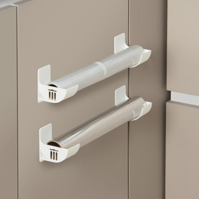 4-Piece Kitchen Trash Bag Holder, Multi-Functional Door Hanging Organizer, Space-Saving Design, Durable Plastic, Mother's Day Gift