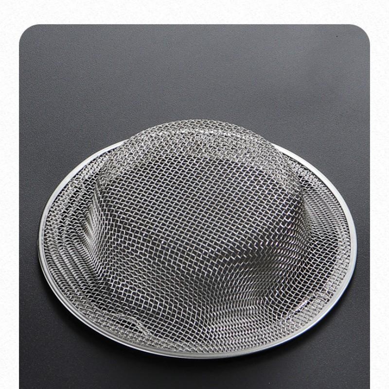 3-Pack Kitchen Sink Drain Filters, Anti-Clog Stainless Steel Filter, Durable Rust-Resistant, Suitable for Kitchen and Bathroom