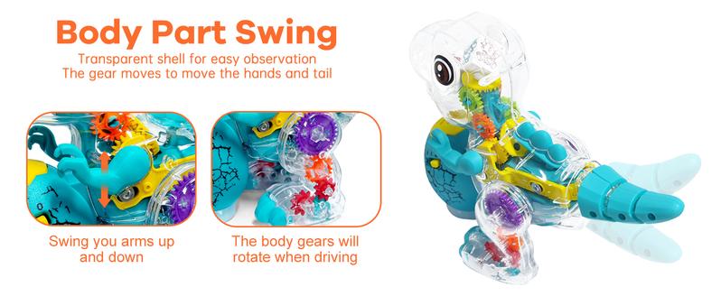 Electric T-Rex Musical Toy Gift with Box for Kids: Dinosaur with LED Lights & Music Moving STEM Sensory Tummy Play Educational Toy Birthday Christmas Halloween Parties Gift for Boys & Girls Electric T-Rex Musical Toy Gift with Box for Kids: Dinosaur with LED Lights & Music Moving STEM Sensory Tummy Play Educational Toy Birthday Christmas Halloween Parties Gift for Boys & Girls