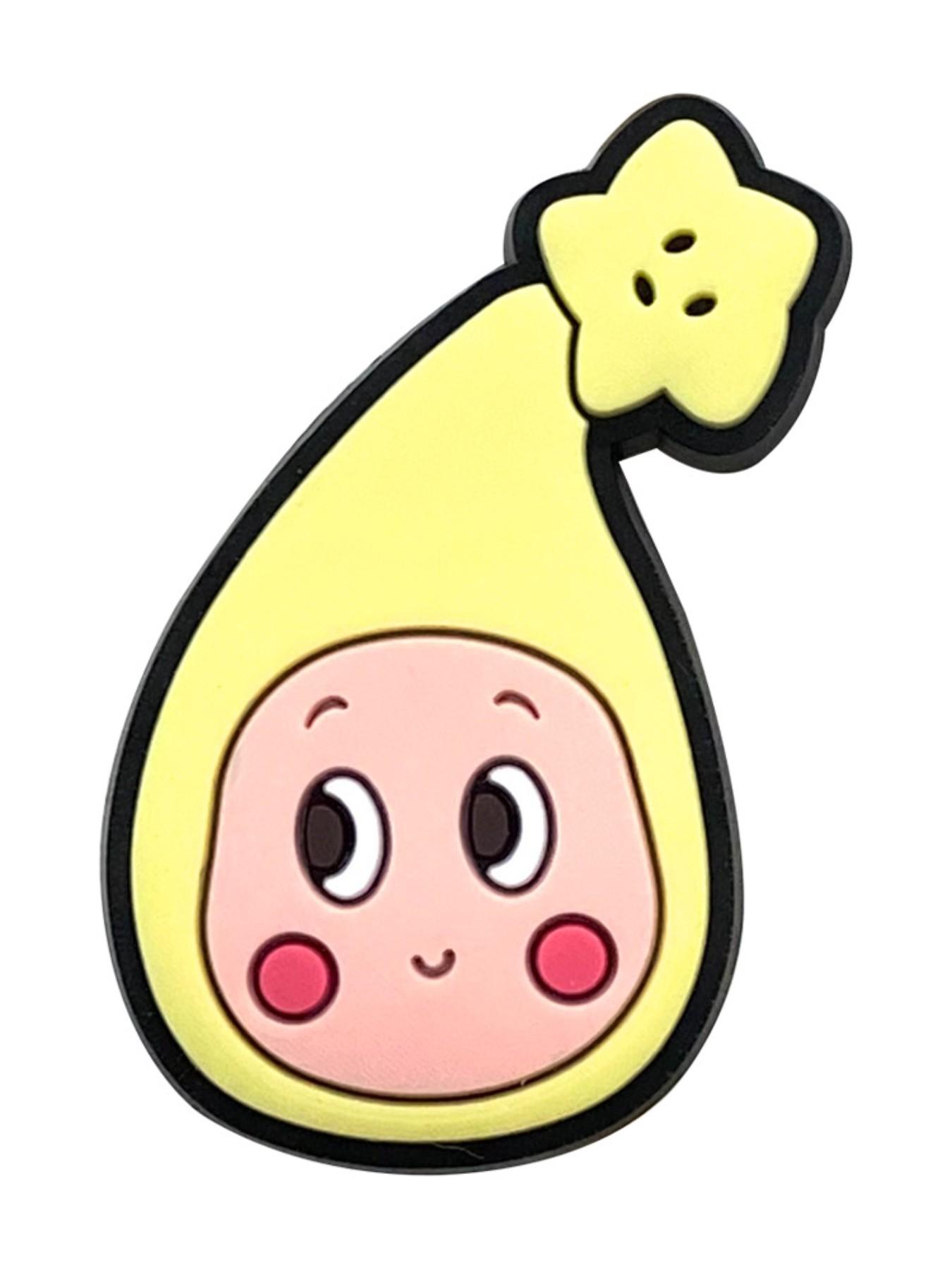 Star Person Twinkle Twinkle PVC Cartoon DIY Shoe Buckle Decor, Classic Sandal Decoration, Family Party Gift, All Seasons