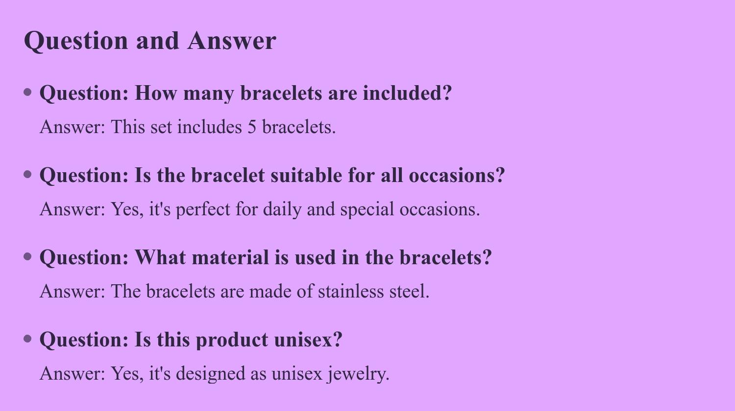 Elegant Stainless Steel Bangle Set, Trendy Stack Bangle, 5-Piece Fashionable Bracelet Classic Design, Perfect for Daily Wear & Special Occasions