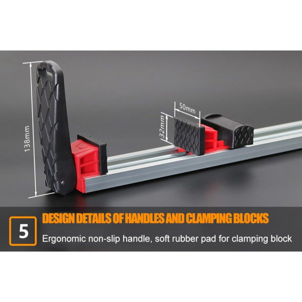 Clamp Straight Cut Guide, 24in/36in/50in Adjustable Limiter For Precise Cutting, Aluminum Alloy Material, Wide Application For Woodworking, Circular Saws, Routers, Father'S Day Mother'S Day Gifts, Birthday Gifts, Party Gifts