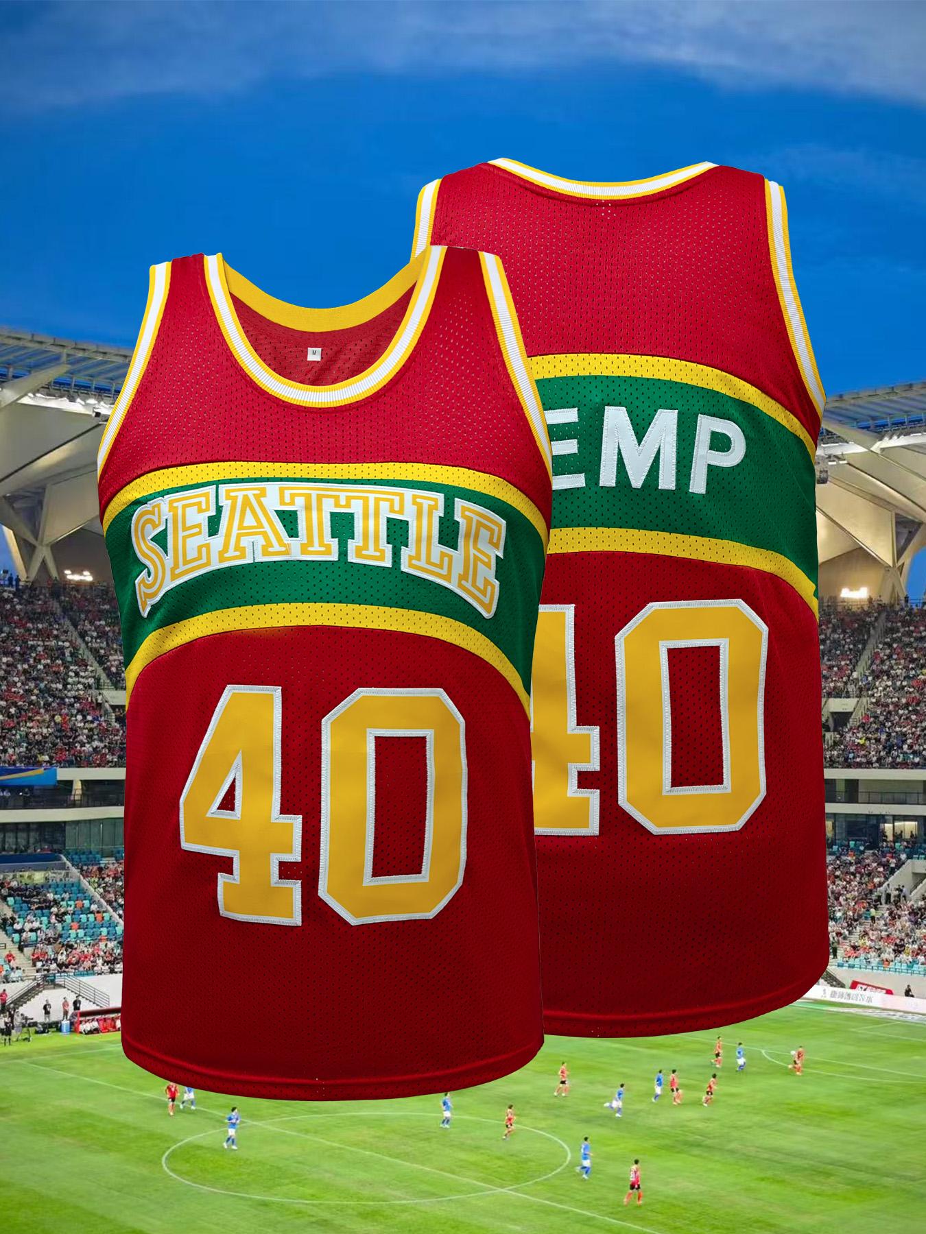 Mens #40 Sports Basketball Black Lightweight Jersey, Breathable Sleeveless Pattern Embroidery Sweatshirt Training Competition Sports Uniforms Suitable for Summer