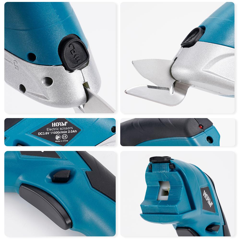 3.7V rechargeable scissors Alloy steel cutter head electric scissors Handheld non-woven scissors Small cutting machine Rechargeable electric scissors Cutting scissors