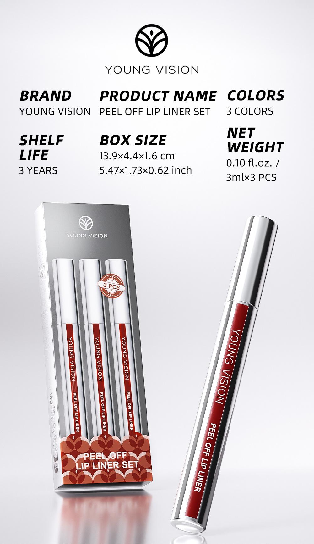 Long Lasting Tattoo Lip Gloss Peel Off, 3 Counts/set Waterproof Non-sticky Glossy Lipstick, Nourishes All Skin Types, Great for Gift, Makeup, Lip Stain, Cosmetic 3Counts/Set non-stick cup transfer diy eyelash extension