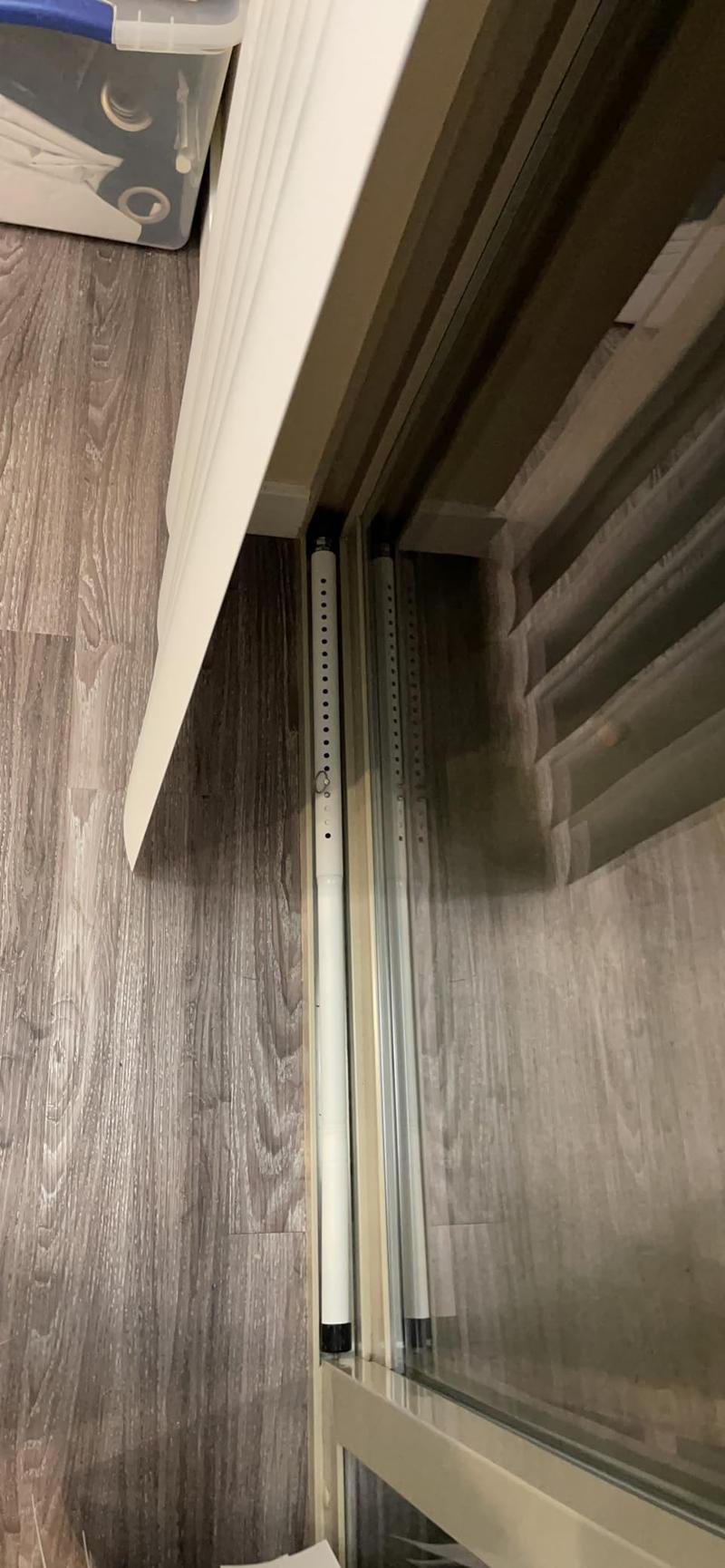 Heavy Duty Door Window Security Bar-Adjustable Strong and Lightweight Master Lock Door,Easy to Install for Bedroom,Living room,Balcony,Window