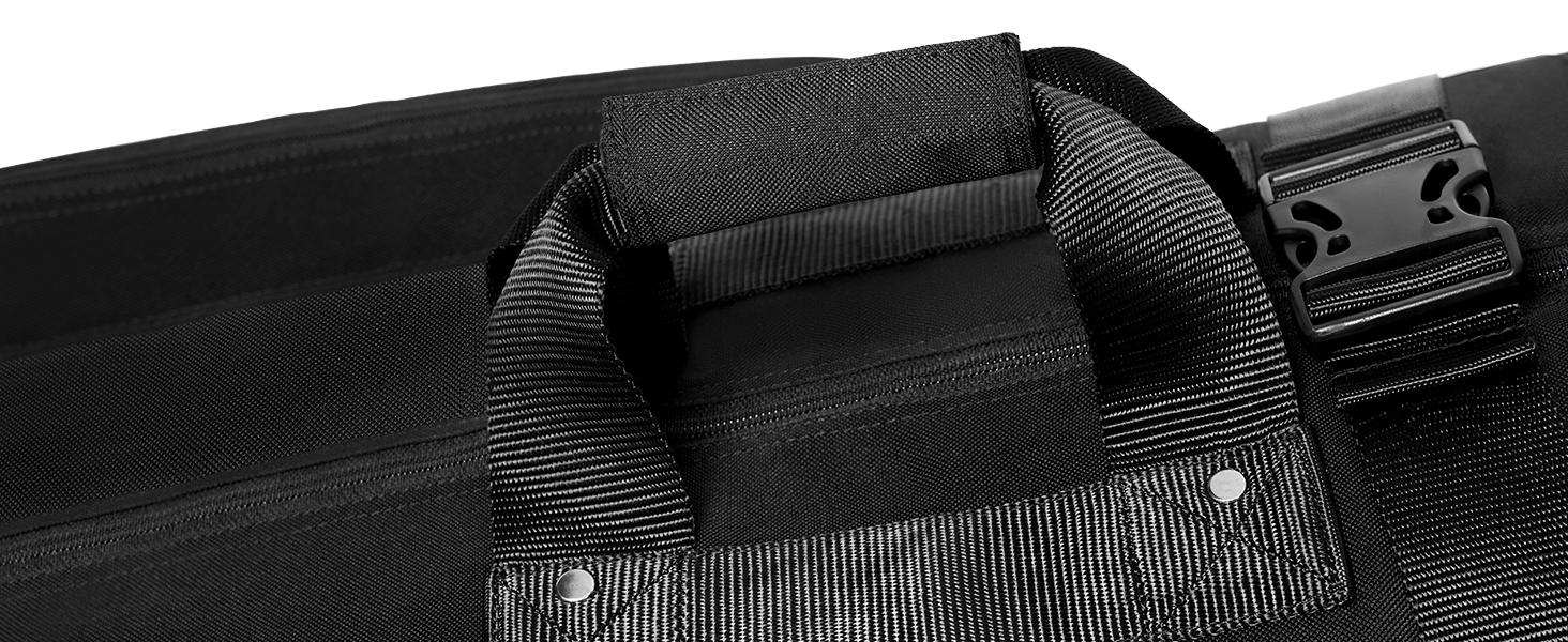 Himal Outdoors Golf Travel Bag - Heavy Duty 600D Polyester Oxford Wear-Resistant, Excellent Zipper Universal Size with Wheels, Soft-Sided Golf Club Travel Cover to Protect Clubs