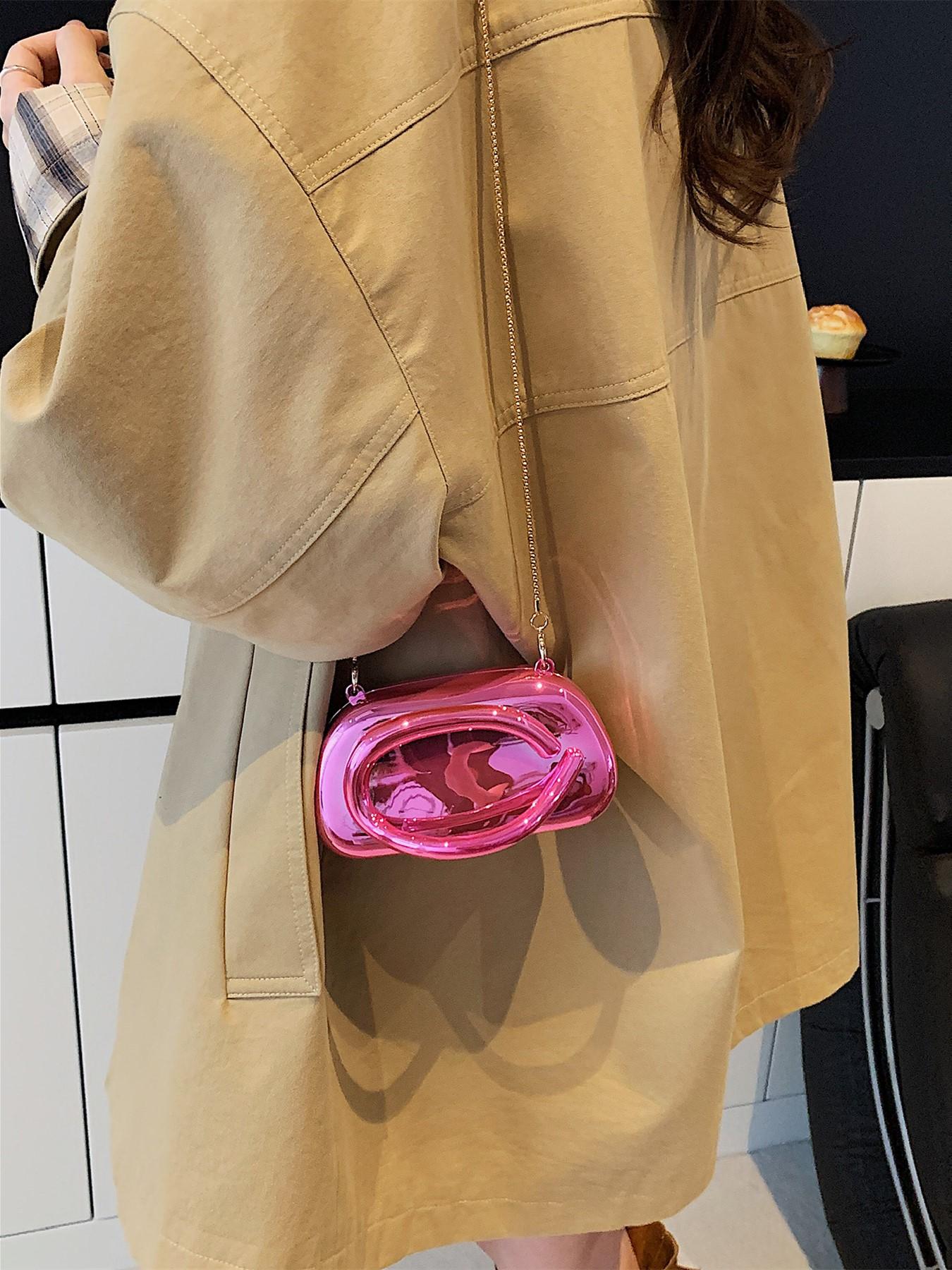 2025 New Acrylic Mirror Red Bag | Retro Luxury Shell Shaped Evening Party Crossbody Bag for Women Vintage Chic Purse