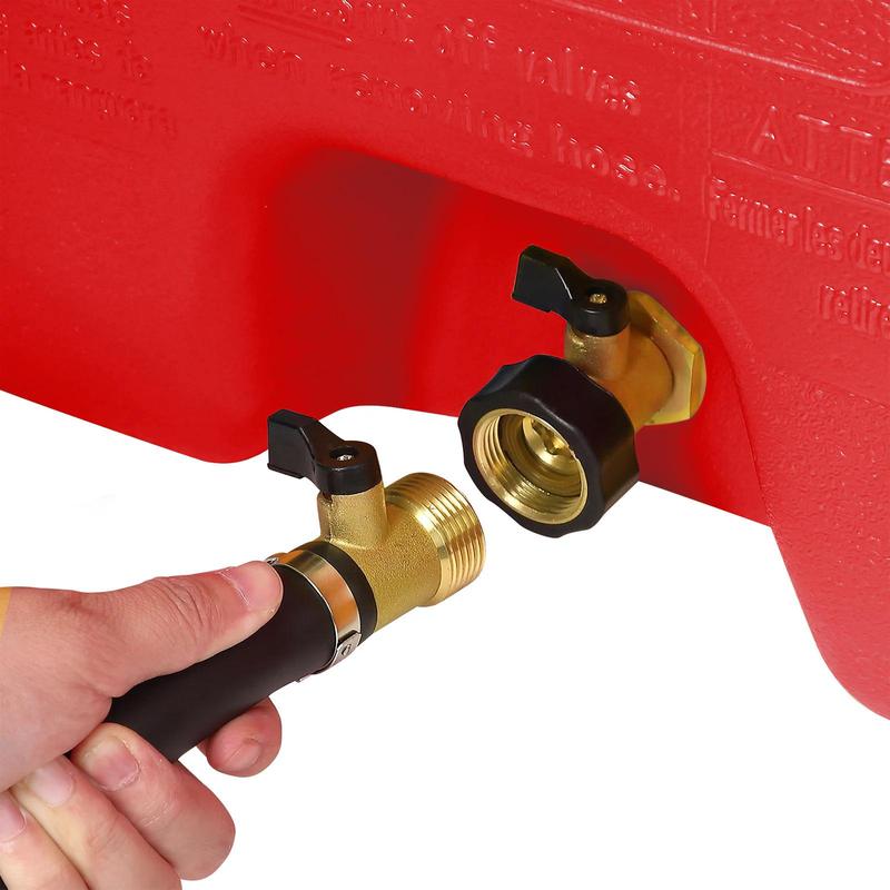 【GARVEE】 15 Gallon Portable Fuel Caddy with LE Pump & 10ft Hose for Gasoline Diesel Storage on Wheels for Cars Lawn Mowers ATVs Boats Red Yellow Gray Options - Convenience 【GARVEE】 15 Gallon Portable Fuel Caddy with LE Pump & 10ft Hose for Gasoline Diesel Storage on Wheels for Cars Lawn Mowers ATVs Boats Red Yellow Gray Options - Convenience