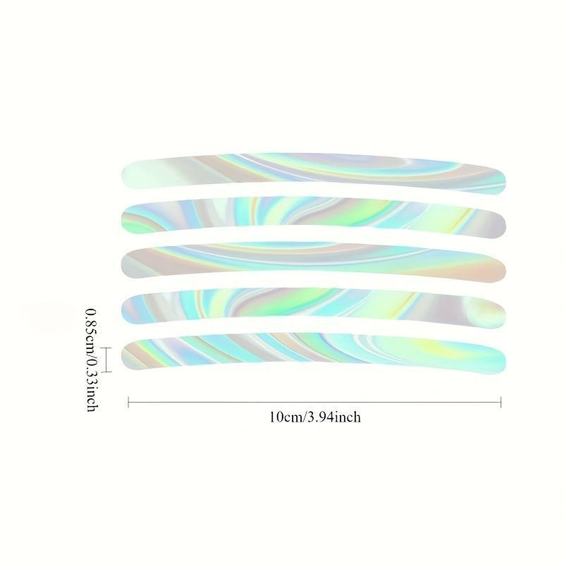 Yitape 20-Piece Reflective Wheel Stickers, High Visibility Night Safety Strips, Self-Adhesive Waterproof Sunproof Design, Car/motorcycle/bike Wheels