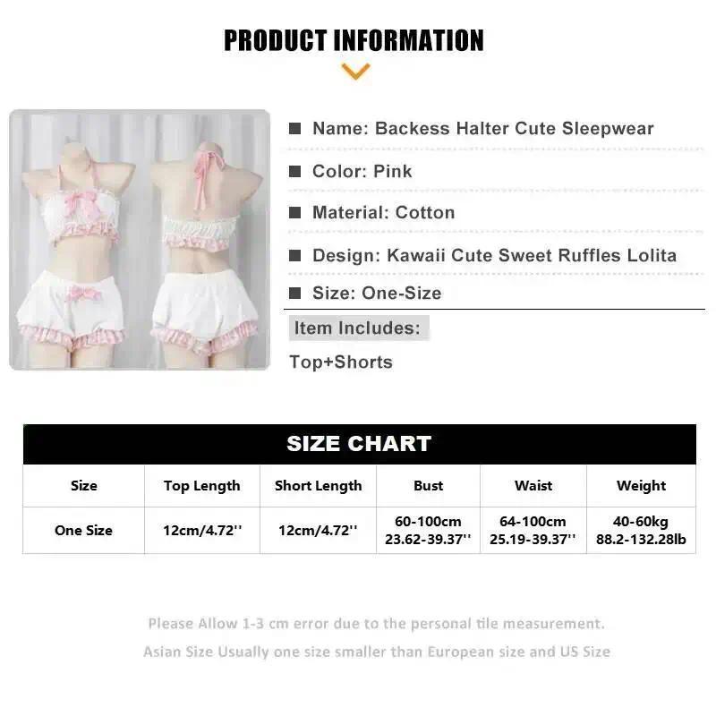 Role Play Costume Bowknot Lace Top Flower Set Lolita Cute Girl Kawaii French Maid Sweet Sexy Pajamas