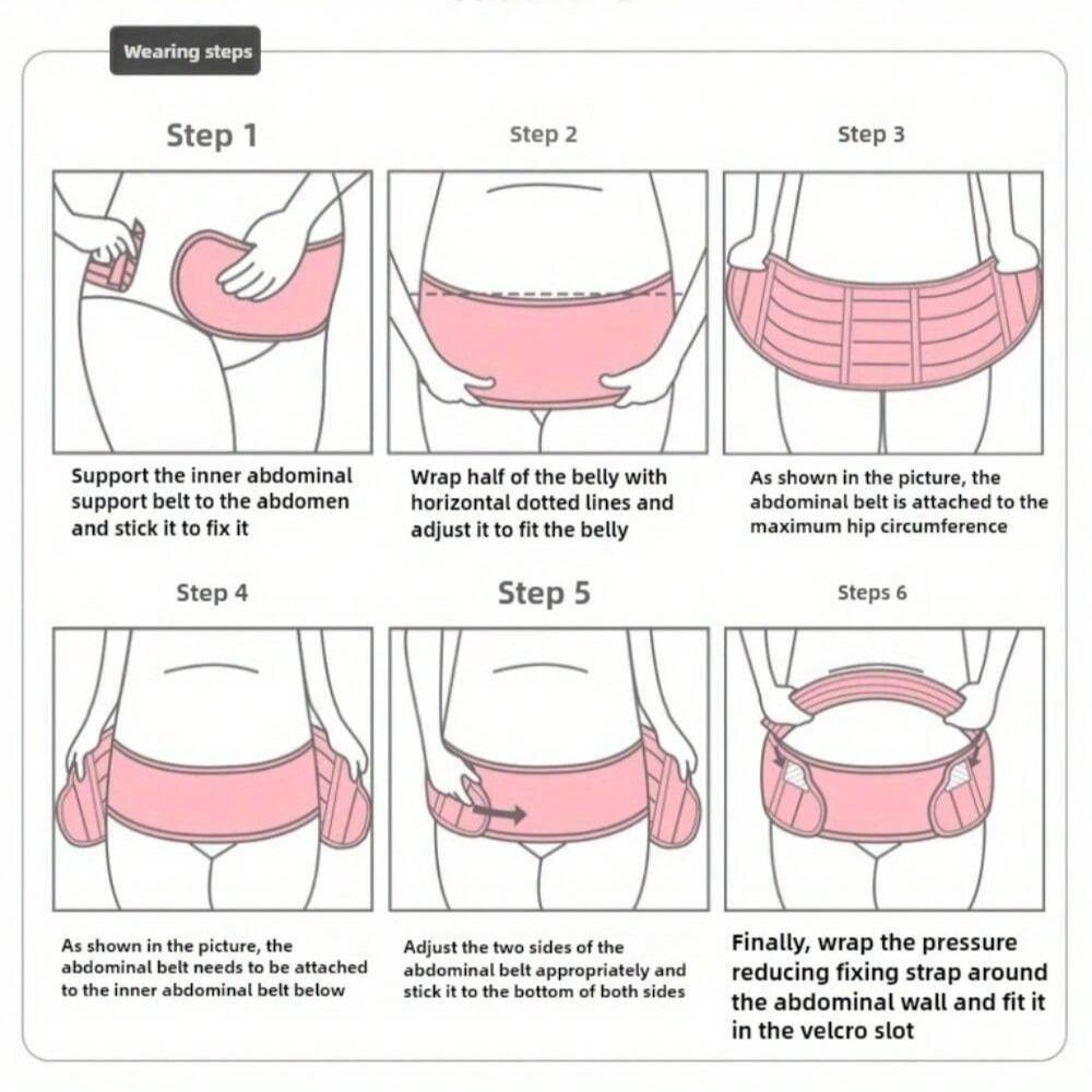 Breathable Adjustable Pregnant Belly Band Waist Support Belt, Plus Size Abdominal Wrap, Comfortable Maternity Belts for Pregnancy
