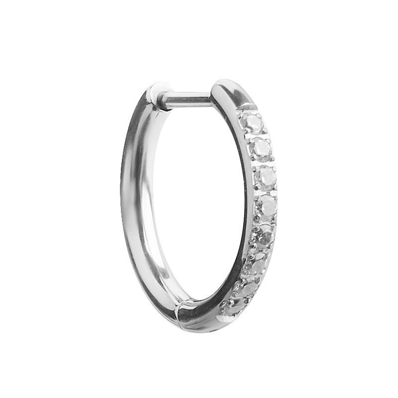 Titanium Alloy Anti-Allergy Cartilage Earrings, Diamond Hinge Nose Septum Ring, Small Thin Ear Bone Studs, Unisex Piercing Jewelry Gift