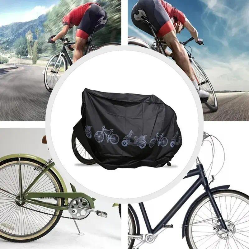 All-Weather Universal Bike Cover for Outdoor Storage, UV Protection Dust & Wind Resistant, Heavy-Duty Bicycle Shield Cover