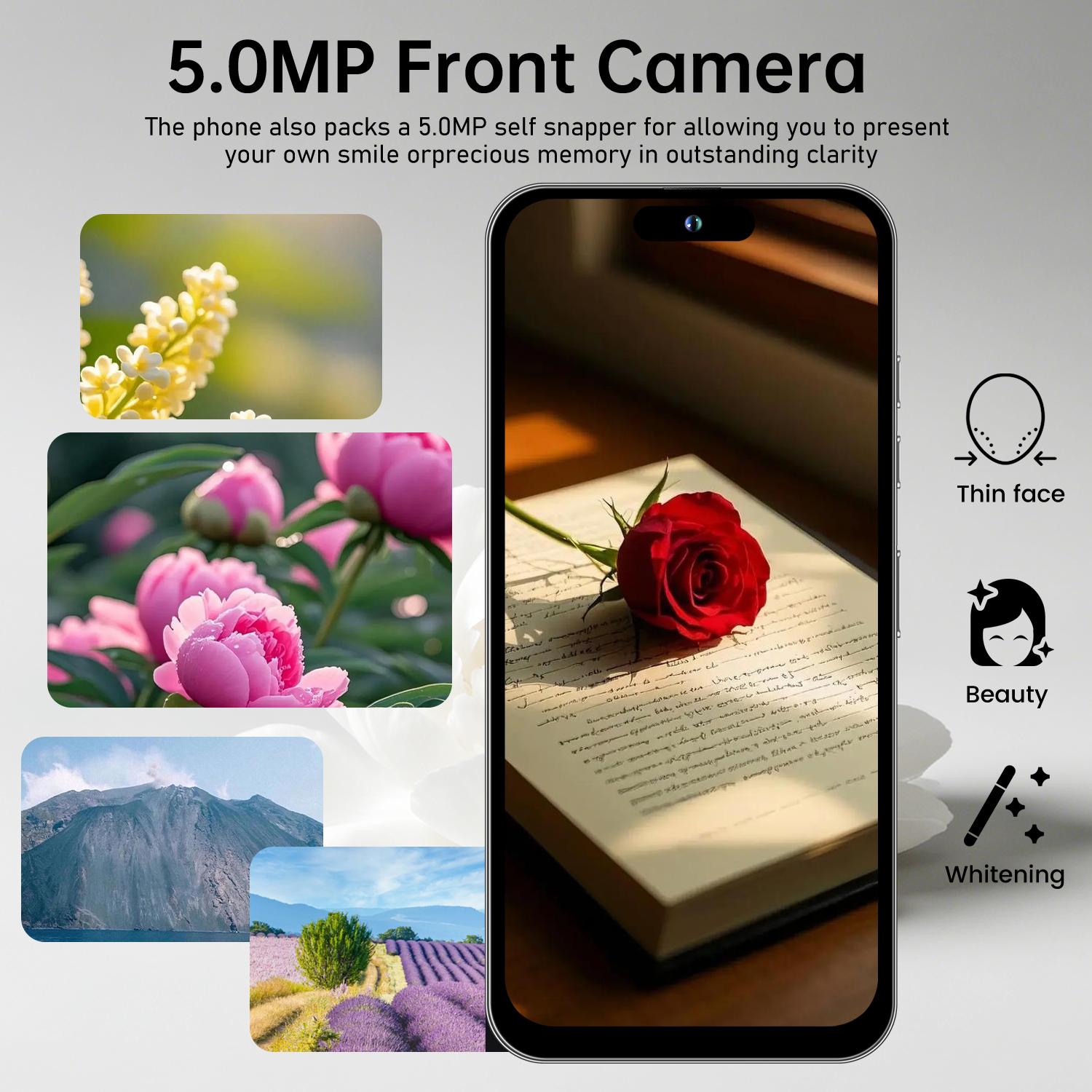 Astarry 16 Pro Max Smartphone, 4g Dual Sim, 6.56-Inch Display, 3gb+64GB RAM, 5+13mp Camera, 4100mah Battery, Android System, Ideal Gift